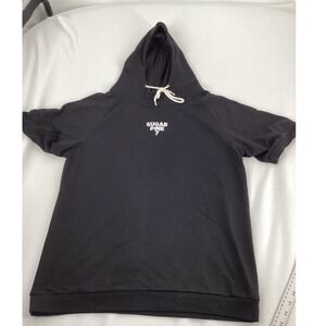 Rooster Teeth Sugar Pine 7 Mens XL Black Short Sleeve Hoodie Crossed Axes